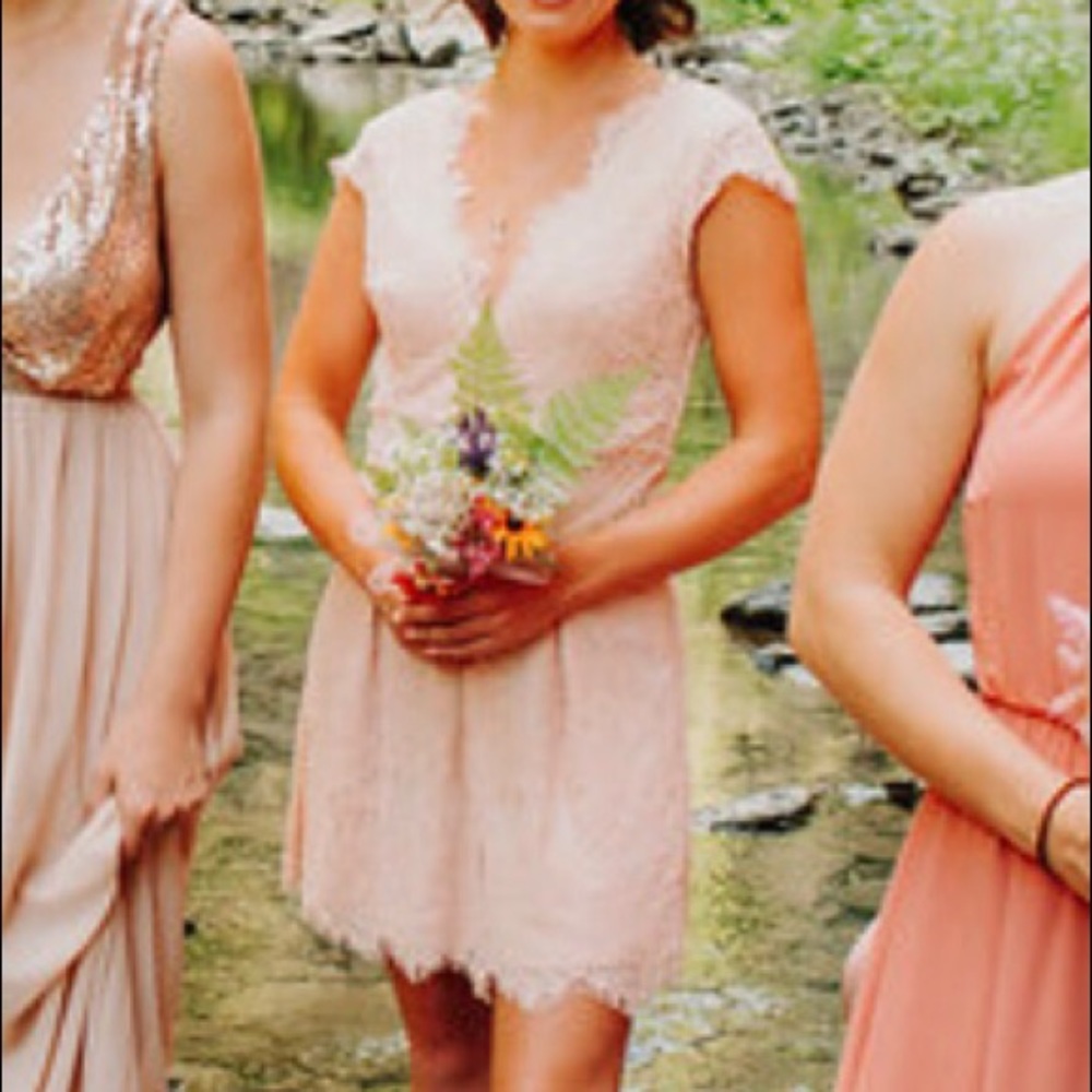 Blush Pink Bridesmaid Dress